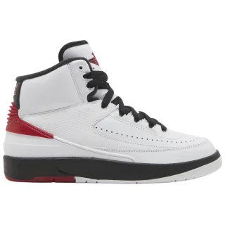 Nike Air Jordan 2 Retro Sneaker Mit Roten Details Und Weißen Sneakers