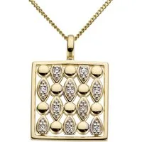 Firetti Kettenanhänger Schmuck Geschenk Gold 585 Halsschmuck Anhänger für Halskette, mit Brillanten