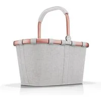 REISENTHEL® Einkaufskorb carrybag, 22 l, Standfüße, ummantelter Griff zum Umklappen, Innentasche Reißverschluss
