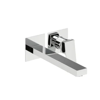 Herzbach neo castell Waschtisch Wandarmatur 80x80 Auslauf 240, Chrom, 12.203757.1.01 12.203757.1.01