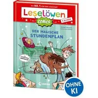 Leselöwen Comics 1. Klasse - Der magische Stundenplan / Michael Petrowitz, Jetzt als Comic-Buch! - Die Nr. 1 für den Lesestart - Mit Leselernschrift ABeZeh - Erstlesebuch für Kinder ab 6 Jahren