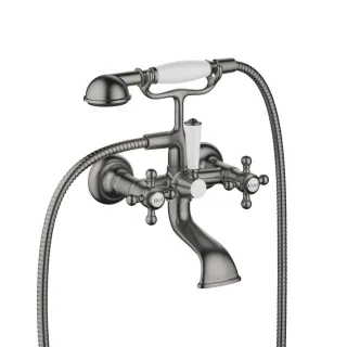 Dornbracht Wannenbatterie für Wandmontage MADISON 25023360 Dark Platinum gebürstet 25023360-99