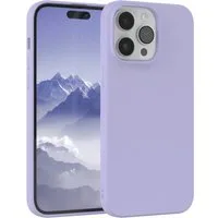 EAZY CASE Handyhülle für Apple iPhone 14 Pro Max Hülle Silikon 6,7 Zoll, Silikonhülle stoßfest Smart Slimcover Case Dünn Blau Lila