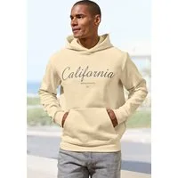 John Devin Hoodie Sweatshirt mit coolem Druck, aufgesetzter Tasche und Kapuze
