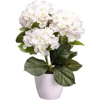 Kunstblume Hortensienbusch Hortensie, Creativ green, Höhe 32 cm