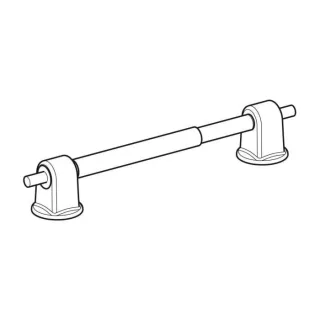 Geberit Scharnier-Set 598023000 Befestigung von unten, für WC-Sitz
