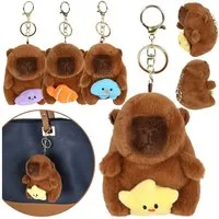 Sarcia.eu Charm Medaillon CAPYBARA Taschenanhänger, PLÜSCH SCHLÜSSELANHÄNGER, Rucksack Anhänger