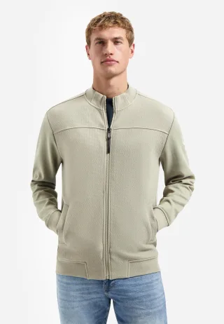 No Excess - Sweater Full Zip Relief Mix-Match taupe - Gr. - L