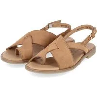 Paul Green Paul Green 6216-009 Damen Rauleder brown Sandalette
