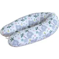 Loolay Stillkissen Baumwolle M/L o L/XL Schwangerschaftskissen Seitenschläferkissen Bezug, WEICH Füllung + 100% BIO-Baumwolle Kissenbezug, 170 oder 190 cm Stillkissen + Bezug abnehmbar mit Reißverschluss!, LOOLAY® - 100% Europäische Stoffe und Kleins