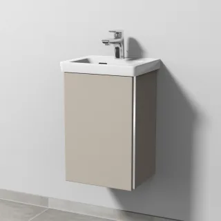 Sanipa 3way Waschtischunterbau zu Villeroy & Boch Subway 3.0 Waschtisch mit 1 Tür, Kaschmir-Matt BP8411U