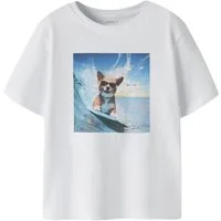 Name It Kurzarmshirt NMMVOTO SS NREG TOP Baumwolle, regular fit