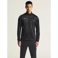 Craft Trainingsjacke Squad Go Full Zip (Seitentaschen mit Reißverschluss) schwarz Herren
