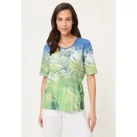 Olsen T-Shirt Shirt mit Panneaux-Dessin