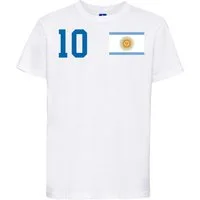 Youth Designz T-Shirt Argentinien Kinder T-Shirt im Fußball Trikot Look mit trendigem Motiv