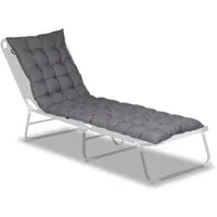 relaxdays Bankauflage in Grau
