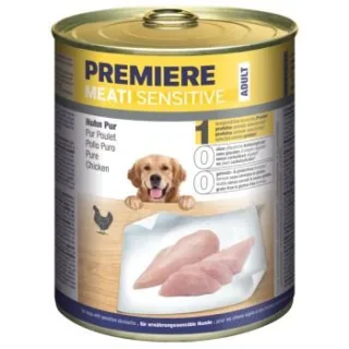 PREMIERE Meati Sensitive Pur Nassfutter Hund, Adult, Huhn pur 12x800 g