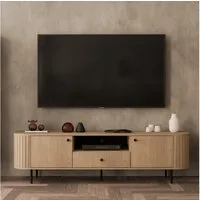 Compleo TV-Schrank 180 cm breit Eiche cremona, Elegant design, Natural, Lowboard