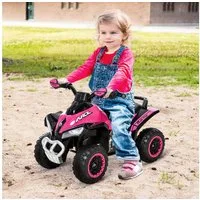 HOMCOM Rutscher Kinder Rutschauto Tretauto, (Rutschen Kinderauto, 1-tlg., Kinderfahrzeug), Rosa 67,5 x 38 x 44 cm