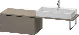 Duravit L-Cube Unterschrank für Konsole Flanell Grau Seidenmatt 820x547x400 mm - LC583409090 LC583409090