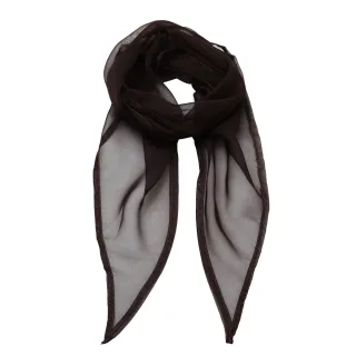 Premier Damen Chiffon-Schal / Chiffon-Halstuch (Braun)