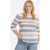 Sieh an! Strickpullover Pullover 3/4-Arm Jersey
