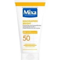 Mixa Körpercreme MIXA NIACINAMIDE BRIGHT CREME LSF50, Mildert sonnenbedingte Pigmentflecken, versorgt trockene Haut.
