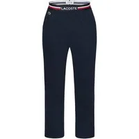 Lacoste Pyjamahose Loungehose long Pant (1-tlg) mit Trikolor-Look Webgummibund