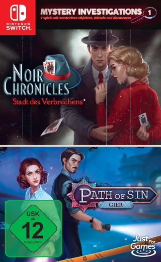 Mystery Investigations 1 (Noir Chronicles: Stadt des Verbrechens + Path of Sin: Gier) [für Nintendo Switch]