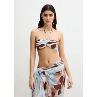 Marc O'Polo Bandeau-Bikini-Top Breezy Leaf AOP