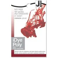 Jacquard Textilfarbe iDye Poly, Färbemittel für synthetische Gewebe, 14g Päckchen inkl. Farbverstärker