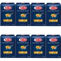 Barilla Nudeln, Barilla Piccolini Mini Penne Rigate Pasta Nudeln 500g 8er Pack