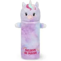Legami Federmäppchen Super weiches Federmäppchen mit Unicorn-Motiv, 100% Polyester, Karton mit Malvorlage inklusive
