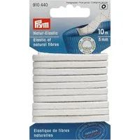 Prym Bastelband Natur-Elastic-Gummiband, 10 m x 5 mm