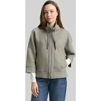 TOM TAILOR Sweatjacke Strick & Sweatshirts Boxy Fit Scuba Sweatjacke