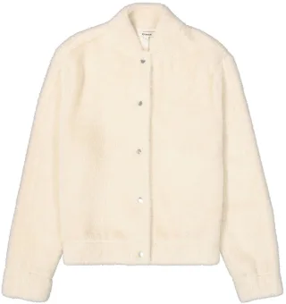 Garcia - Flauschige Jacke weiß - Gr. - S
