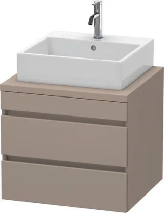 Duravit DuraStyle Konsolenwaschtischunterbau wandhängend Basalt Matt 600x548x512 mm - DS531504343 DS531504343