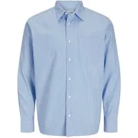 Jack & Jones Langarmhemd JJECODY POPLIN SHIRT LS SN mit Streifen Muster