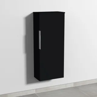Sanipa 3way Mittelschrank mit 1 Tür, Schwarz-Matt, UF16908 UF16908