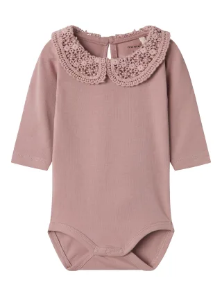 NAME IT - NBFTYLLA LS BODY NOOS Deauville Mauve - Gr. - 80