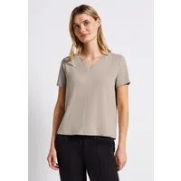 STREET ONE T-Shirt aus strecthigem Viskosematerial