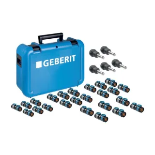 Geberit FlowFit Koffer 655085001 mit Übergängen auf Fremdsysteme