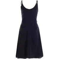 Vishes Sommerkleid Damen Trägerkleid Baumwolle mit Taschen A-Linie Alternative Mode, Boho, Hippie, Ethno, Festival