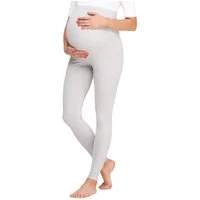 Be Mammy Umstandsleggings Damen Lange Umstandshosen BE20-257 (1-tlg) elastischer Bund