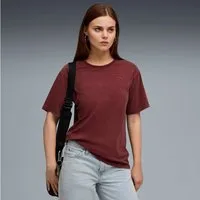 PUMA T-Shirt ESS ELEVATED RELAXED WASH TEE lockere Passform, Kurzarm, für Alltag, Rundhalsausschnitt