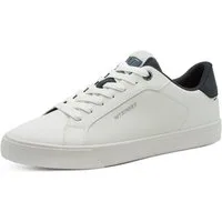 MARCO TOZZI Sneaker, Freizeitschuh, Halbschuh, Schnürschuh, Kontrastbesatz an der Ferse