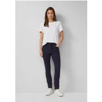 s.Oliver Chinos Hose Slim Fit-Hose aus Baumwollsatin