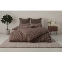 Bruno Banani Bettwäsche Jassen, Renforcé, 2 teilig, moderne Bettwäsche aus Baumwolle, Streifen-Design, mehrere Qualitäten