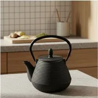 AROMELIO Teekanne Teekanne aus Gusseisen mit Sieb YUKI, 1000 ml