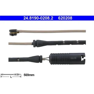 ATE Warnkontakt vorne BMW 7 E38 725i-740i